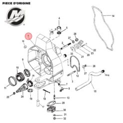 BK-43881A17 - Platine BRAVO 1-2-3 - Article Original - Mercruiser 43881A17