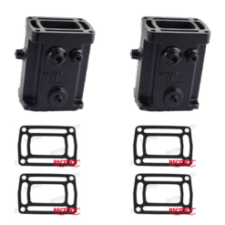 Kit Complet rehausses 6" (158mm) original REC3842853 + Joints REC3863191 - Volvo Penta - (Joint humide / wet )