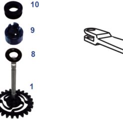 REC872362 - Bague Volvo Penta AQ280 - DP280 872362