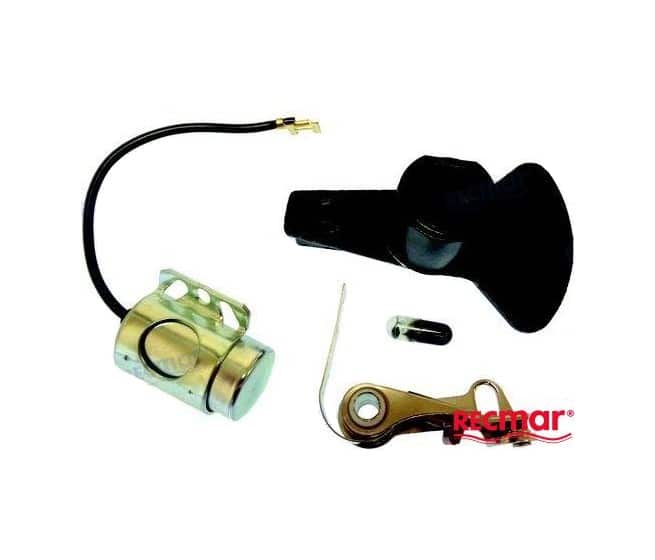 REC392-6325Q1 - Kit allumage Prestolite V8 - Doigt - Vis platinée - Condensateur