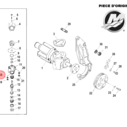 BK-191833 - Joint de vidange Original Mercury 191833